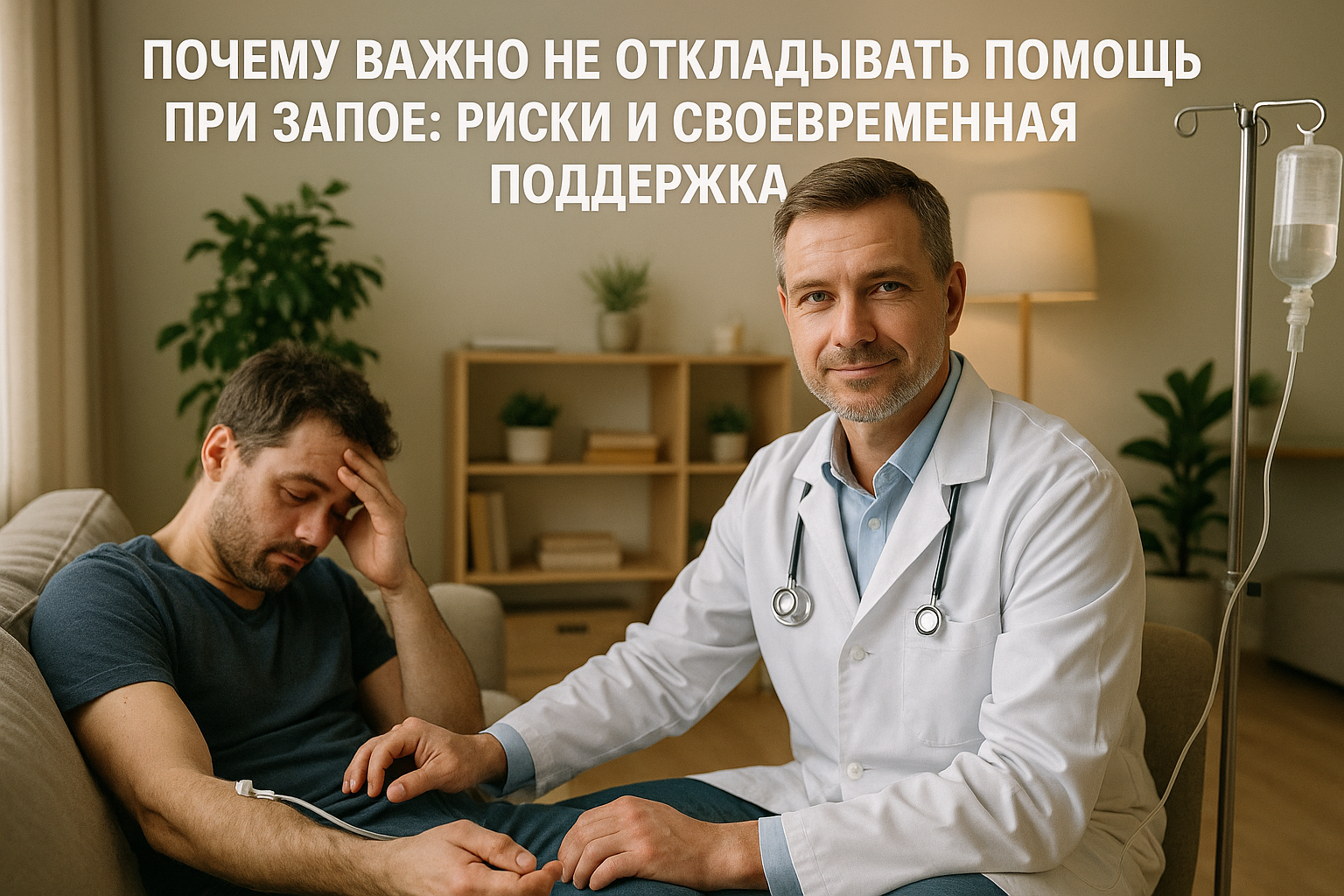 Почему важно не откладывать помощь при запое: риски и своевременная поддержка